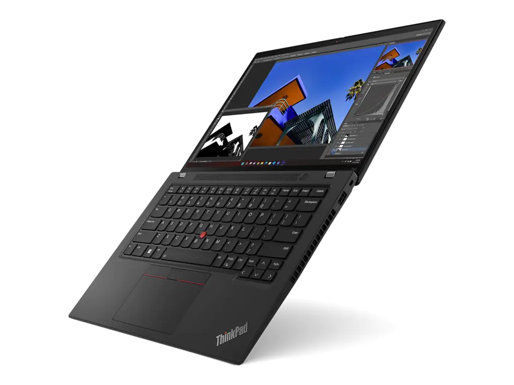 Lenovo ThinkPad T14 Gen 4 21HD - 180°-Scharnierdesign - Intel Core i7 1355U / 1.7 GHz - Win 11 Pro - Intel Iris Xe Grafikkarte - 32 GB RAM - 1 TB SSD TCG Opal Encryption 2, NVMe, Performance - 35.6 cm (14") IPS 1920 x 1200 - Wi-Fi 6E - 4G LTE - Thunder Bl