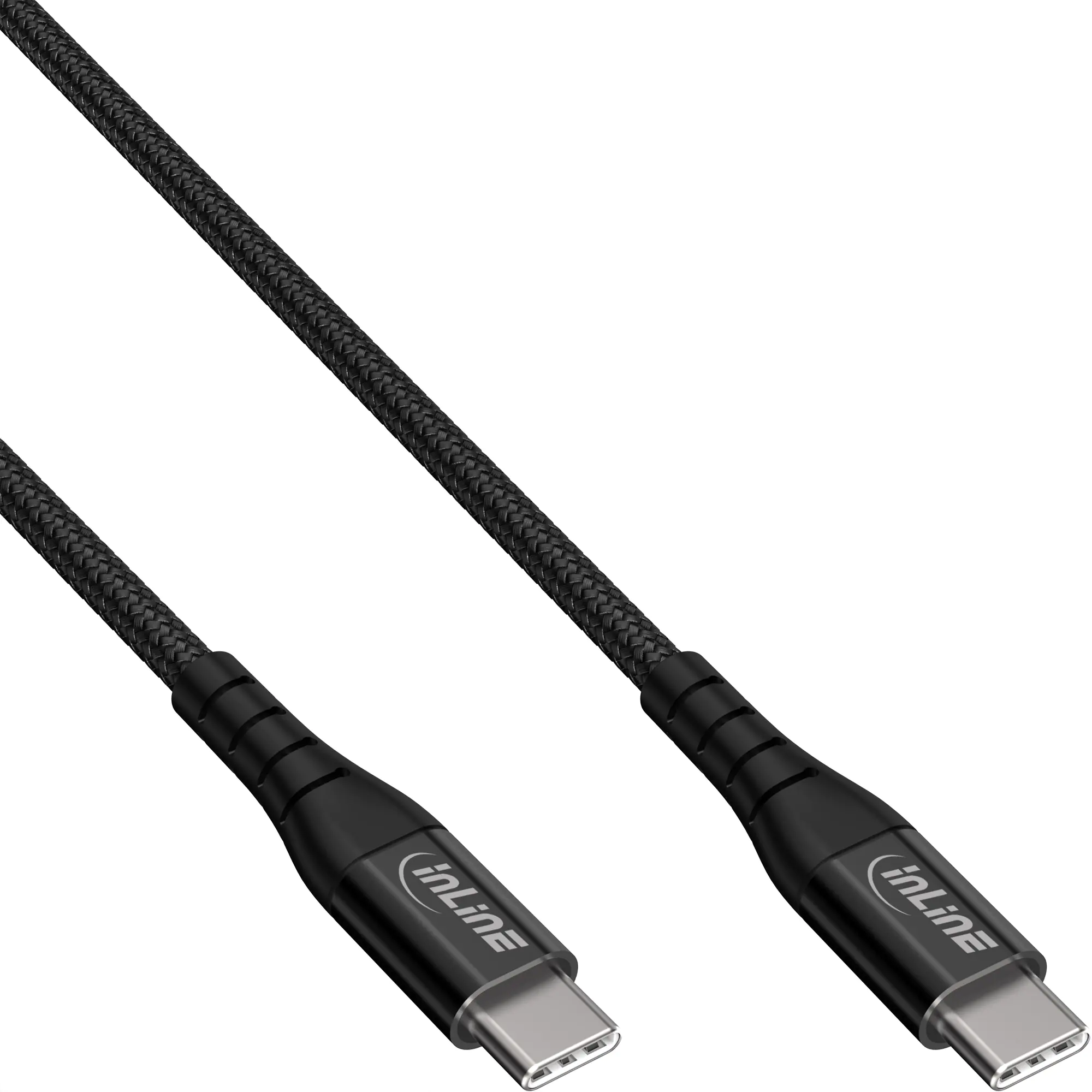 InLine - USB-Kabel - 24 pin USB-C (M) zu 24 pin USB-C (M) - USB 2.0 - 20 V - 5 A - 1 m - Schnellladen bis 100 W - Schwarz InLine - USB-Kabel - 24 pin USB-C (M) zu 24 pin USB-C (M) - USB 2.0 - 20 V - 5 A - 1 m - Schnellladen bis 100 W - Schwarz