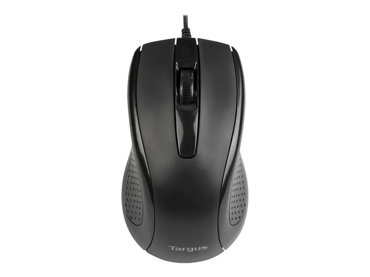 Targus Full-Size - Maus - antimikrobiell - optisch - kabelgebunden - USB - Schwarz Targus Full-Size - Maus - antimikrobiell - optisch - kabelgebunden - USB - Schwarz