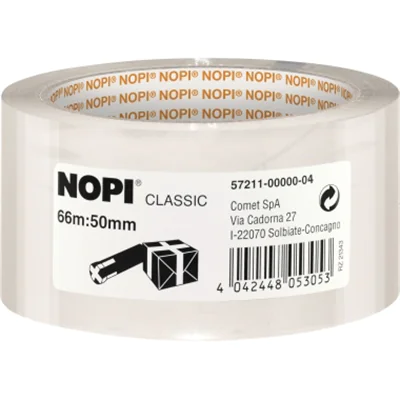 NOPI Packband Classic 57211-00000 50mmx66m transparent NOPI Packband Classic 57211-00000 50mmx66m transparent
