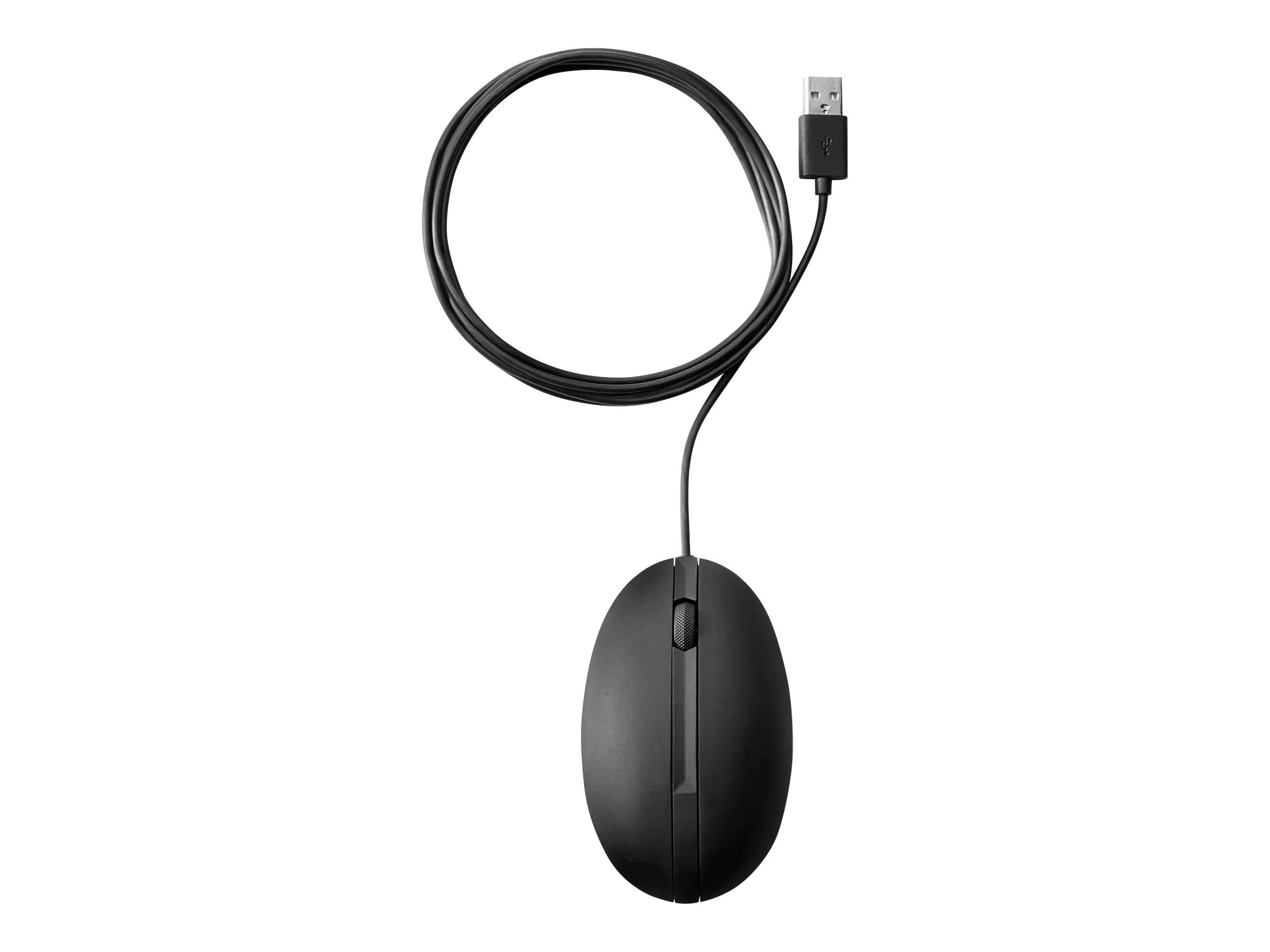 HP 320M-Maus für Desktop-PC, kabelgebunden, Beidhändig, Optisch, USB Typ-A, 1000 DPI, Schwarz 9VA80AA#AC3