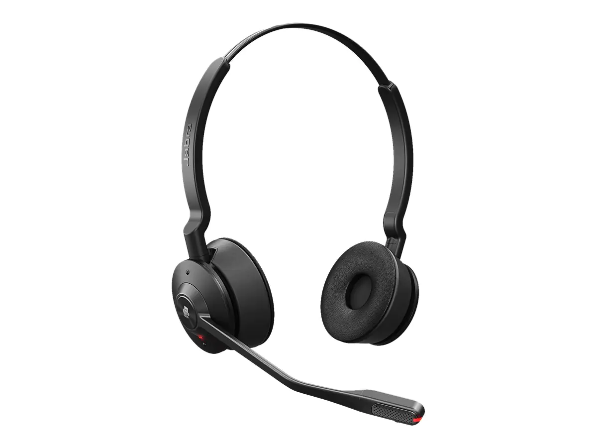 Jabra Engage 55 Stereo (Low Power) - Headset - On-Ear - DECT - kabellos - USB-A über DECT-Adapter - Zertifiziert für Microsoft Teams