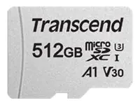 Transcend 300S - Flash-Speicherkarte (Adapter TS512GUSD300S-A
