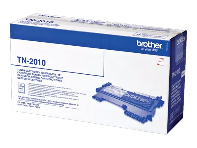 Brother TN2010 - Schwarz - Original - Tonerpatrone - für Brother DCP-7055, DCP-7055W, DCP-7057, DCP-7057E, HL-2130, HL-2132, HL-2135W