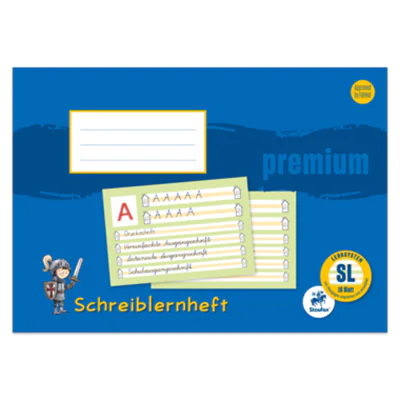 Staufen Schreiblernheft Premium Lineatur SL liniert DIN A4 quer - Bürokleinmaterial - A4 734500901