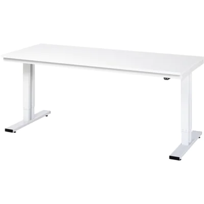 RAU Arbeitstisch Adlatus 300 2.000 x 720-1.120 x 800 mm (B x H x T) lichtgrau