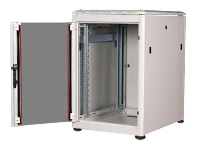 Equip Dynamic Flex Line - Schrank Netzwerkschrank - 600x800 mm, mit Glastür, abnehmbare und