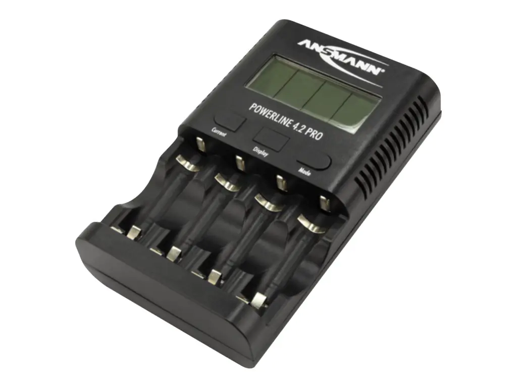 Ansmann POWERline 4.2 Pro - Batterieladegerät / -tester - (für 4xAA/AAA) 1001-0079