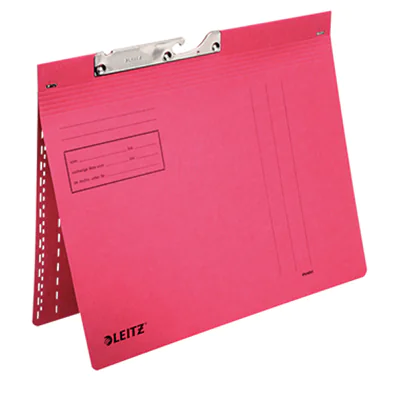 Leitz Pendelhefter DIN A4 250g/m² kaufmännische Heftung mit Organisationsaufdruck Manilakarton rot 50 St./Pack. Leitz Pendelhefter DIN A4 250g/m² kaufmännische Heftung mit Organisationsaufdruck Manilakarton rot 50 St./Pack.