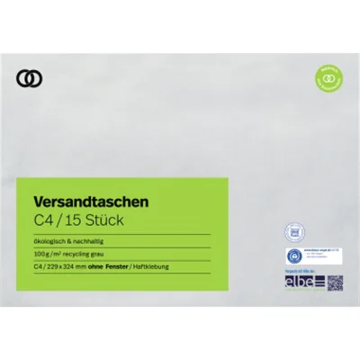 Soennecken Versandtasche oeco 2940 C4 oF hk 15St. Soennecken Versandtasche oeco 2940 C4 oF hk 15St.