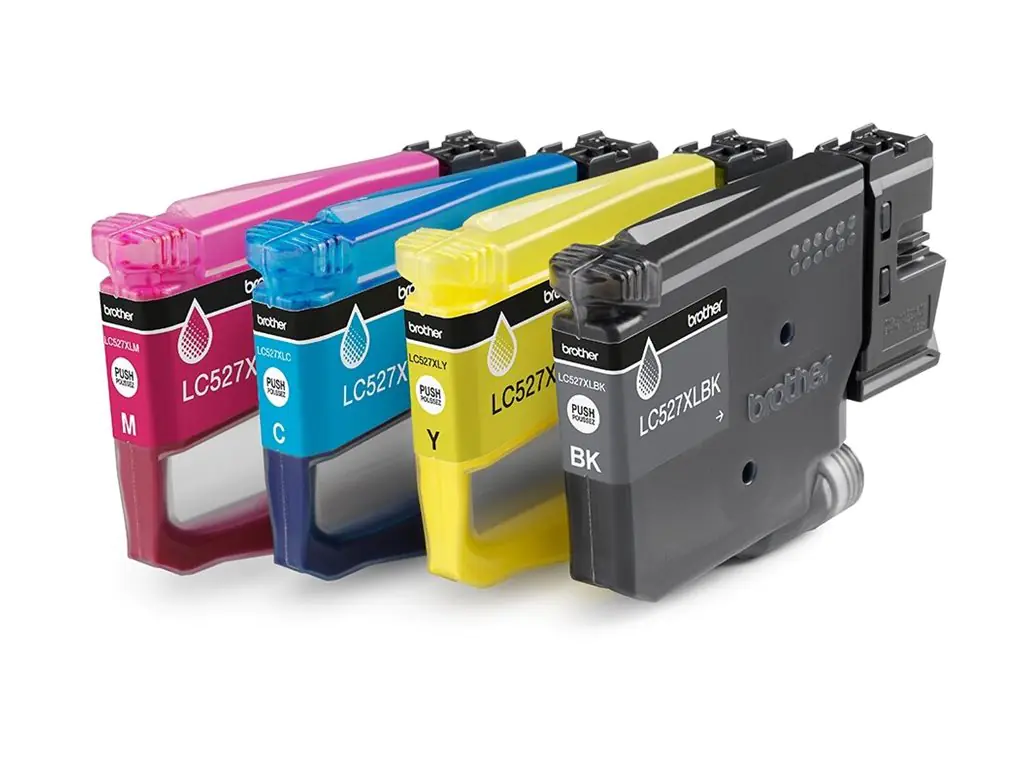 Brother LC527XL Value Pack - 4er-Pack - Hohe Ergiebigkeit - Schwarz, Gelb, Cyan, Magenta - original - Hängebox - Tintenpatrone - für Brother MFC-J4350DW, MFC-J4550DW