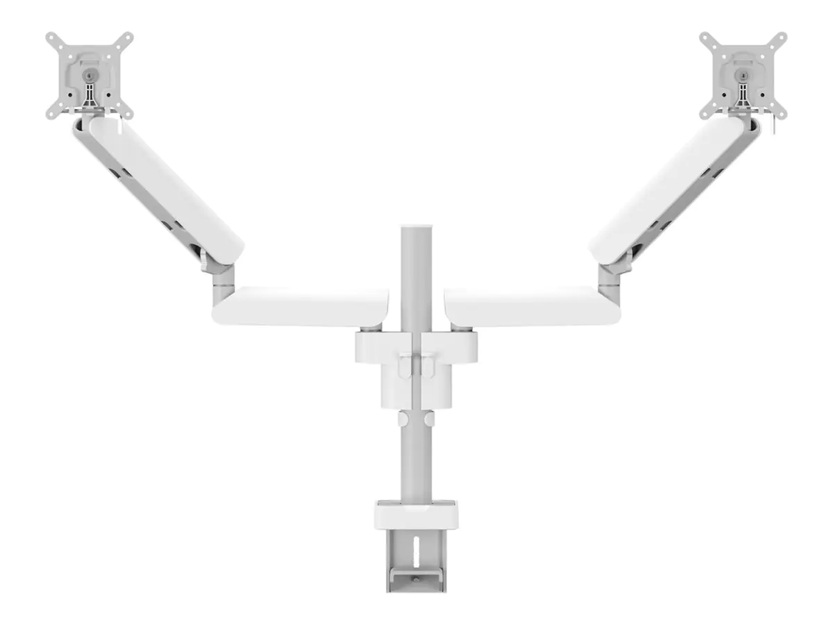 Vogel’s MOMO 4237 - Befestigungskit (Schwenkarm) - modular - für 2 LCD-Displays - weiß - Bildschirmgröße: 25.4-109 cm (10"-43") - Tischmontage