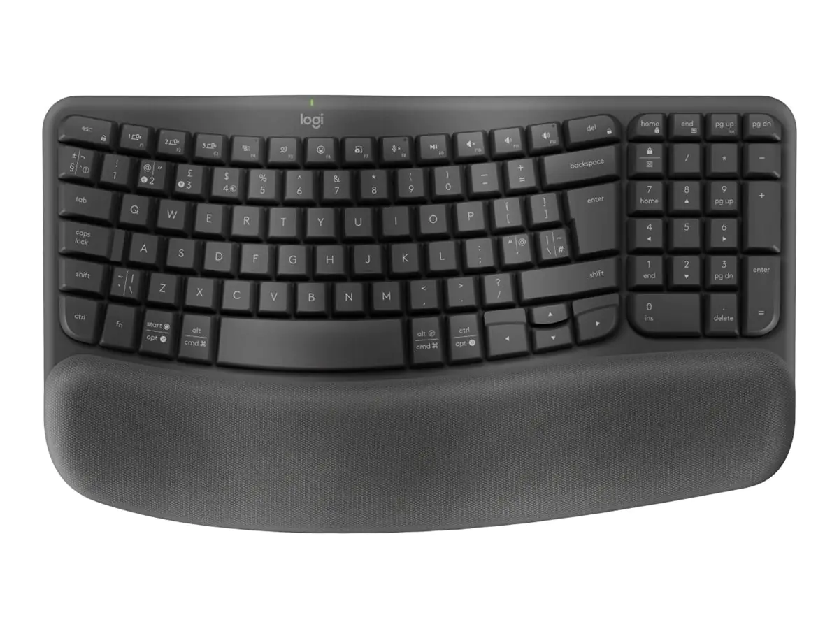 Logitech Wave Keys - Tastatur - kabellos - 2.4 GHz, Bluetooth LE Logitech Wave Keys - Tastatur - kabellos - 2.4 GHz, Bluetooth LE