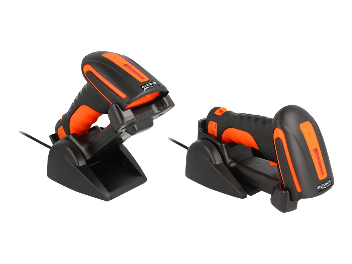 Delock - Barcode-Scanner - Handgerät - 120 Scans/Sek. - decodiert - USB 2.0, RF(2.4 GHz), Bluetooth 4.1 Delock - Barcode-Scanner - Handgerät - 120 Scans/Sek. - decodiert - USB 2.0, RF(2.4 GHz), Bluetooth 4.1