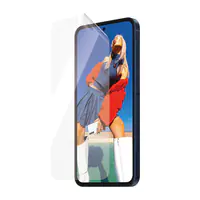 PanzerGlass Matrix - Bildschirmschutz für Handy - ultrabreite Passform mit AlignerKit - Folie - für Samsung Galaxy A55