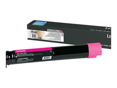 Lexmark - Hohe Ergiebigkeit - Magenta - Original - Tonerpatrone - für Lexmark XS950de, XS955de, XS955dhe