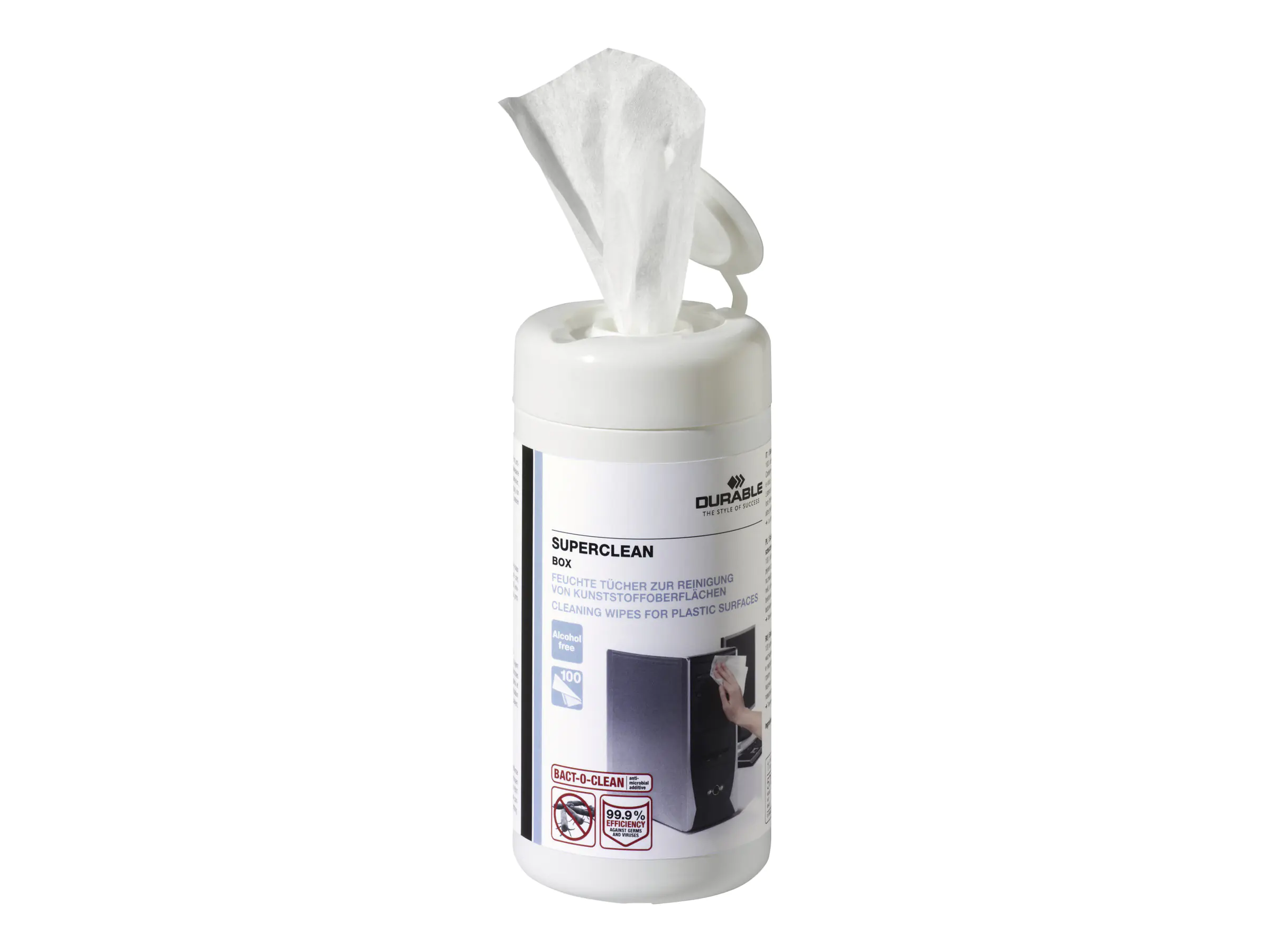 Durable Superclean Box - Reinigungstücher (Wipes) 5708-02