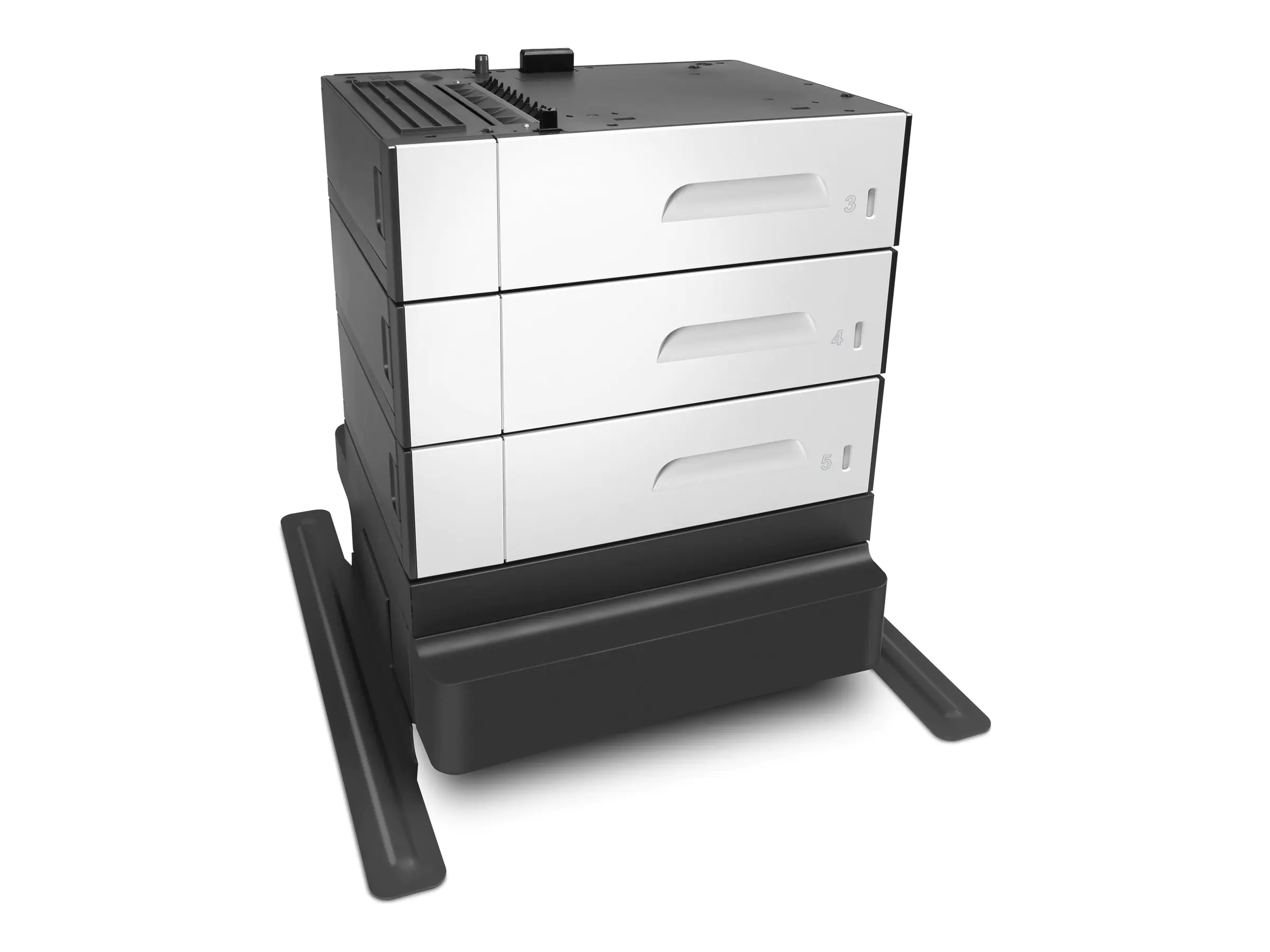 HP Papiereinzug und Ständer - Medienfach / Zuführung - 500 Blätter in 3 Schubladen (Trays) - für PageWide Enterprise Color MFP 586; PageWide Managed Color E55650