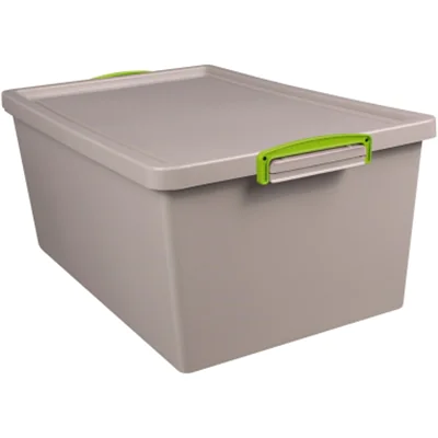 Really Useful Box Aufbewahrungsbox Recycling Economie 44 x 28,7 x 69,5 cm (B x H x T) 62l Polypropylen, 100 % recycelt taubengrau Really Useful Box Aufbewahrungsbox Recycling Economie 44 x 28,7 x 69,5 cm (B x H x T) 62l Polypropylen, 100 % recycelt taubengrau