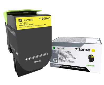 Lexmark X417 - Hohe Ergiebigkeit - Gelb - Original - Tonerpatrone LCCP - für Lexmark CS417dn, CS517de, CX417de, CX517de