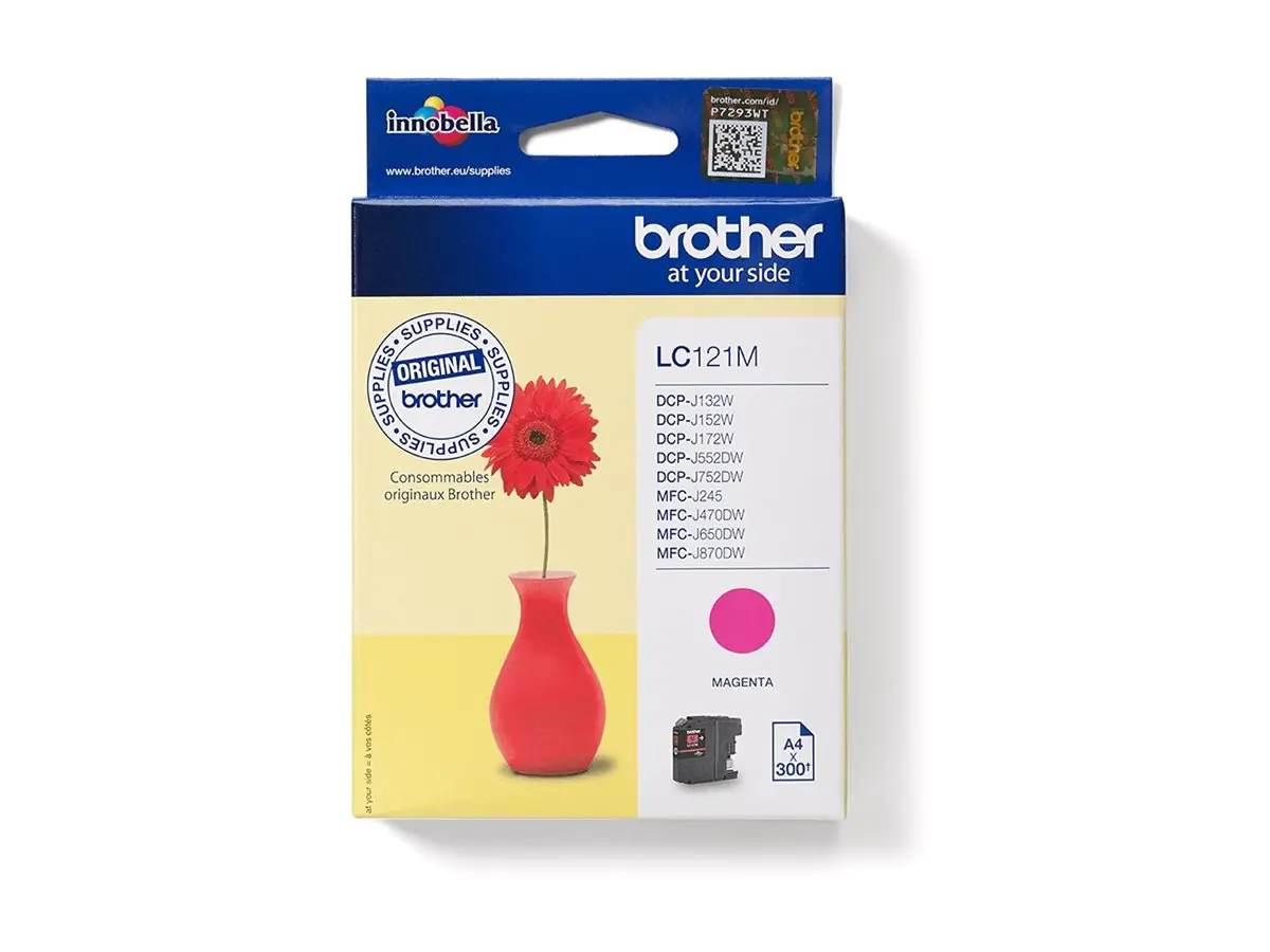 Brother LC121M - Magenta - Original - Tintenpatrone - für Brother DCP-J100, J105, J132, J152, J552, J752, MFC-J245, J470, J650, J870