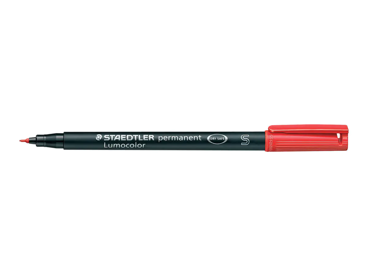 STAEDTLER Lumocolor - Marker - permanent - Rot 313-2