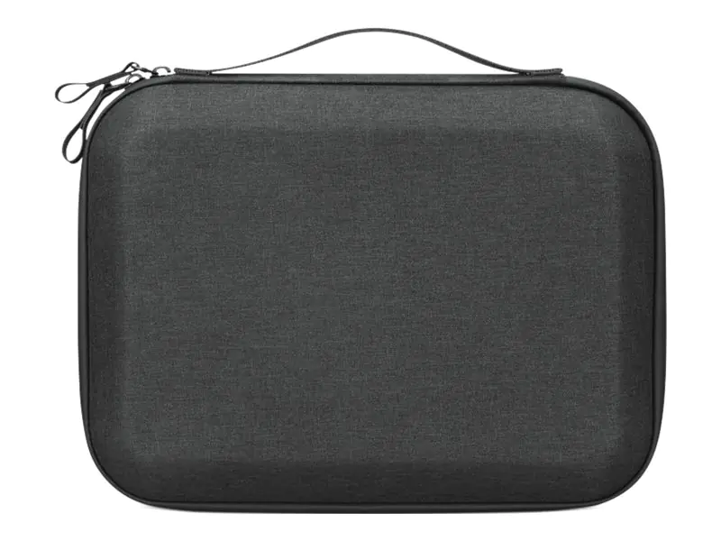 Lenovo Go - Hartschalentasche für Mobiltelefon / Kopfhörer / Notizblock / Kabel / Netzadapter / Stifte / Powerbank / Maus - Polyester, recycletes PET - Dunkelgrau - für ThinkCentre M75t Gen 2 11W5