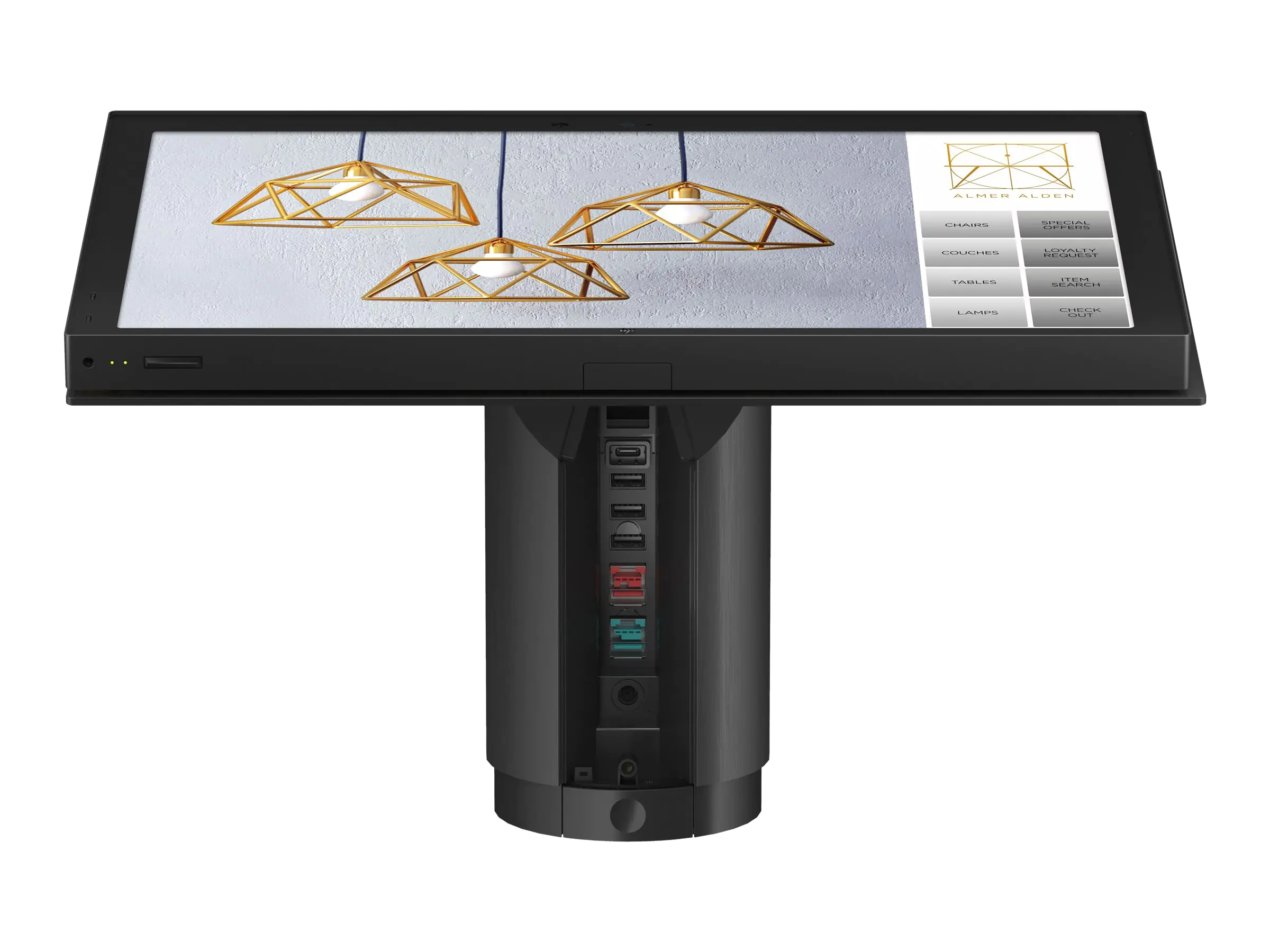 HP Engage One Pro - All-in-One (Komplettlösung) - 1 x Core i3 10100E / 3.2 GHz - RAM 8 GB - SSD 256 GB - NVMe, TLC - UHD Graphics 630 - 1GbE, Wi-Fi 6 - WLAN: Bluetooth 5.0, 802.11a/b/g/n/ac/ax - Win 10 IoT Enterprise 2019 LTSC 64-bit - Monitor: LED 39.6 c