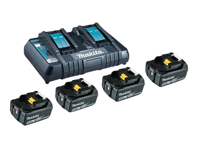 Makita 199483-0 - Batterie- & Ladegerät-Set - Lithium-Ion (Li-Ion) - 5 Ah - 18 V - Makita - 4 Stück(e)