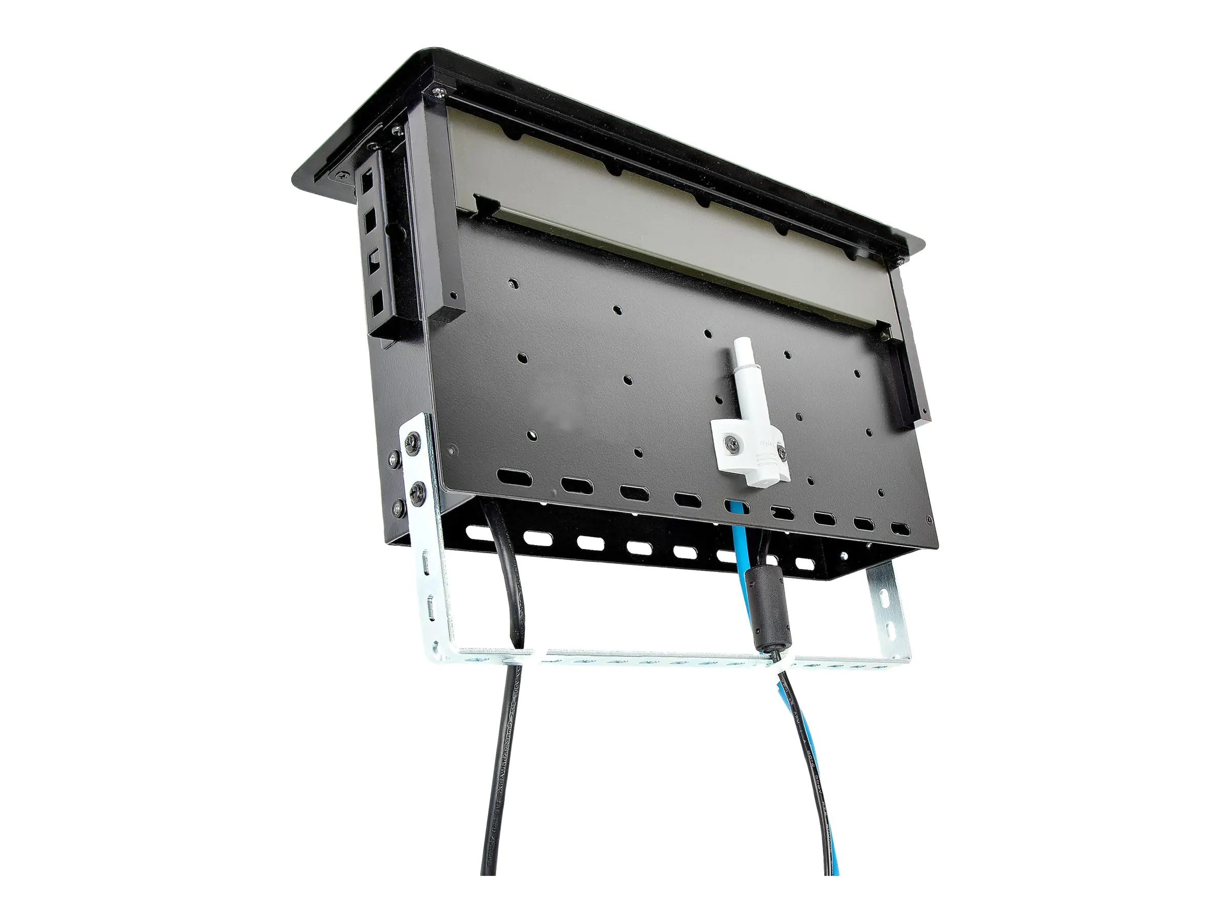 StarTech Tischanschlussfeld mit A/V- und Power-Modulen und Kabelmanagement - 4K - HDMI, DP und VGA - Dockingstation - USB - VGA, HDMI, DP