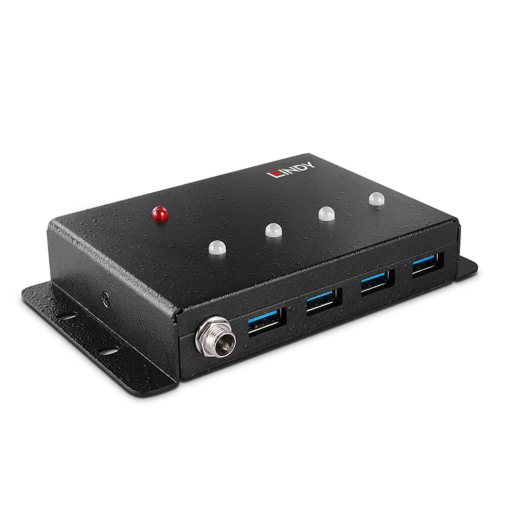 Lindy - Hub - Metallgehäuse - 4 x USB 3.2 Gen 1 - Desktop