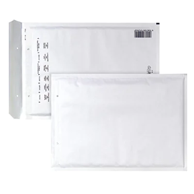 AIRPRO Luftpolstertasche W/17 mit Haftklebung, Lochung für Klammer Kraftpapier weiß 100 St./Pack. AIRPRO Luftpolstertasche W/17 mit Haftklebung, Lochung für Klammer Kraftpapier weiß 100 St./Pack.