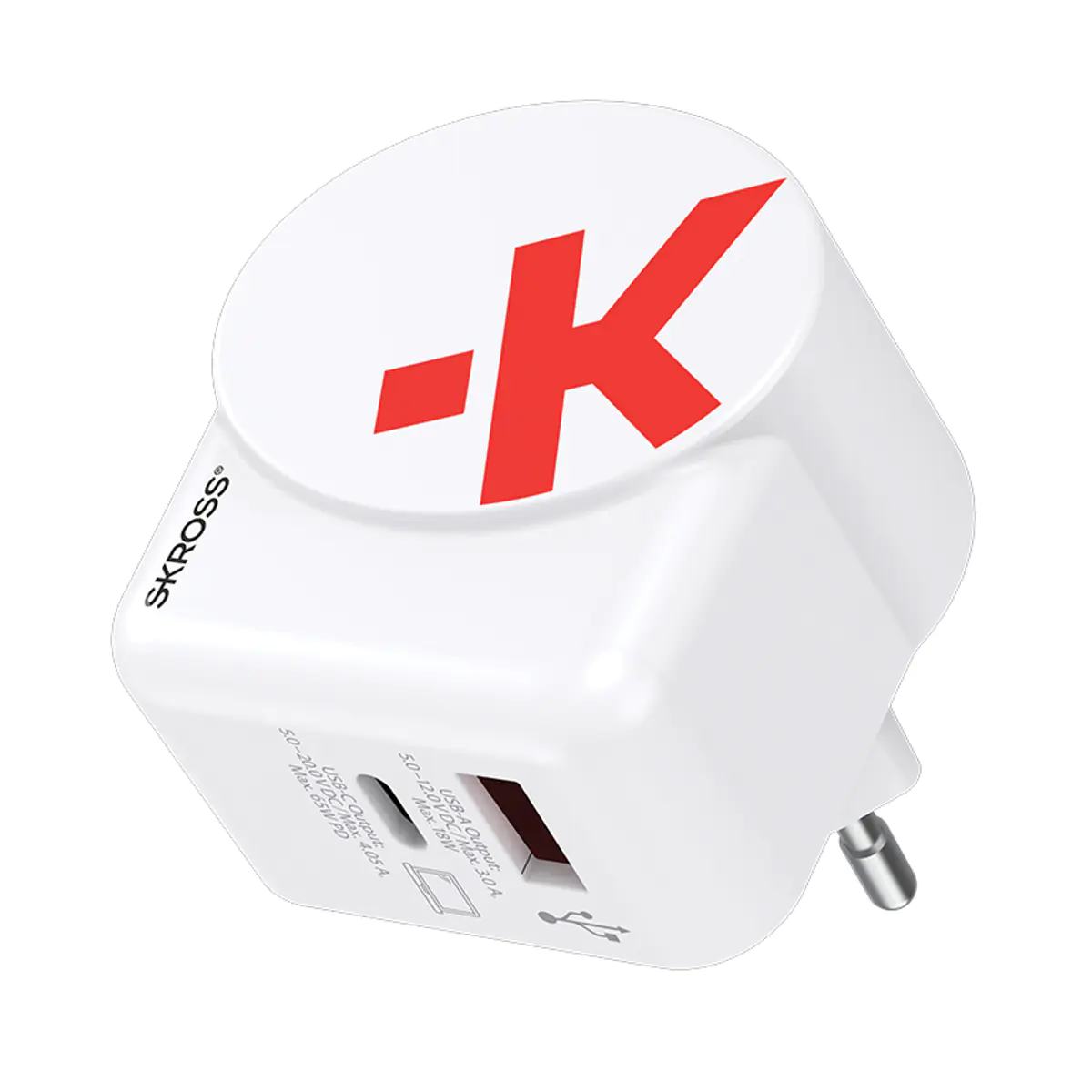 SKROSS Euro USB Charger AC65PD+ USB-C cable USB -Ladegerät 65 W Innenbereich