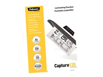 Fellowes Laminierfolie Capture 125 5314903 DIN A4 tr 250 St./Pack.