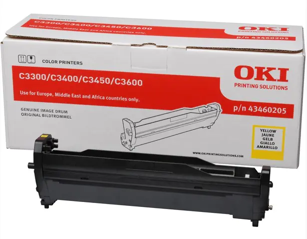 OKI - Gelb - Original - Trommeleinheit - für C3300n, 3400n, 3450n, 3600n OKI - Gelb - Original - Trommeleinheit - für C3300n, 3400n, 3450n, 3600n