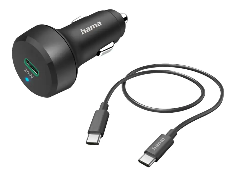 Hama Auto-Netzteil - 25 Watt - 3 A - PD, QC 3.0 (USB-C) 00201614
