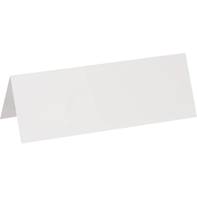 MAUL Tischnamensschild 21 x 7,5 x 8 cm (B x H x T) Papier weiß 100 St./Pack.
