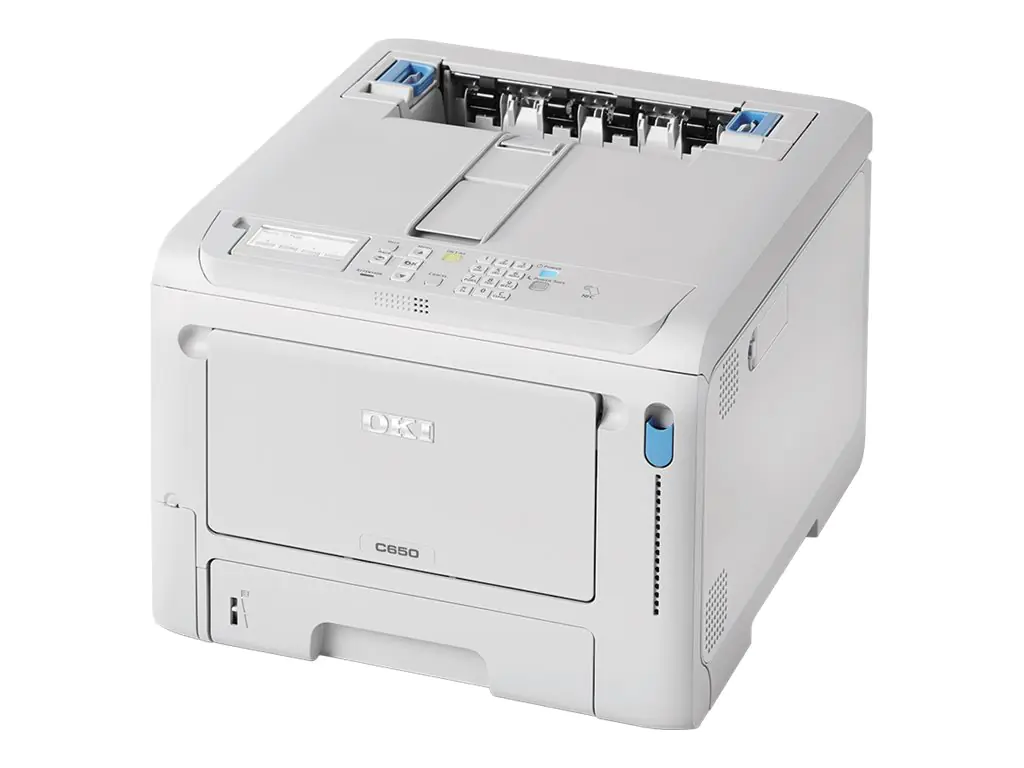 OKI C600 Series C650DN - Drucker - Farbe - Duplex - LED - A4 - 1200 x 1200 dpi - bis zu 35 Seiten/Min. (einfarbig)/ bis zu 35 Seiten/Min. (Farbe) - Kapazität: 350 Blätter - USB 2.0, Gigabit LAN, USB 2.0-Host OKI C600 Series C650DN - Drucker - Farbe - Duplex - LED - A4 - 1200 x 1200 dpi - bis zu 35 Seiten/Min. (einfarbig)/ bis zu 35 Seiten/Min. (Farbe) - Kapazität: 350 Blätter - USB 2.0, Gigabit LAN, USB 2.0-Host