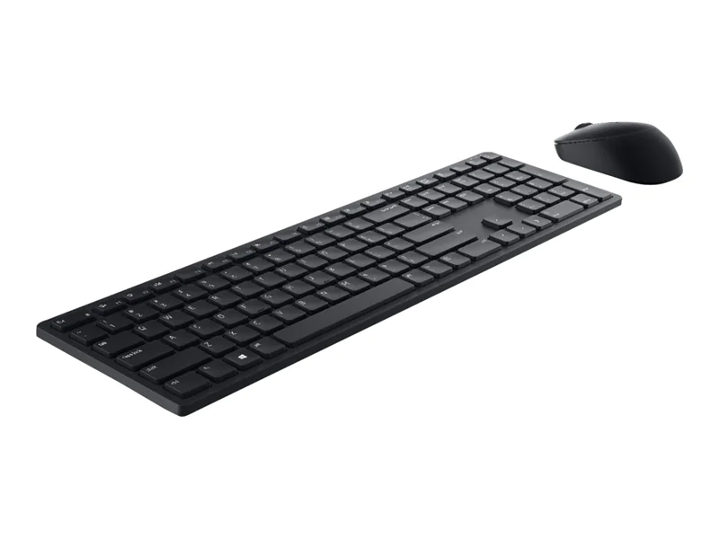 Dell Pro KM5221W - Tastatur-und-Maus-Set - kabellos - 2.4 GHz - QWERTY - US International - Schwarz Dell Pro KM5221W - Tastatur-und-Maus-Set - kabellos - 2.4 GHz - QWERTY - US International - Schwarz