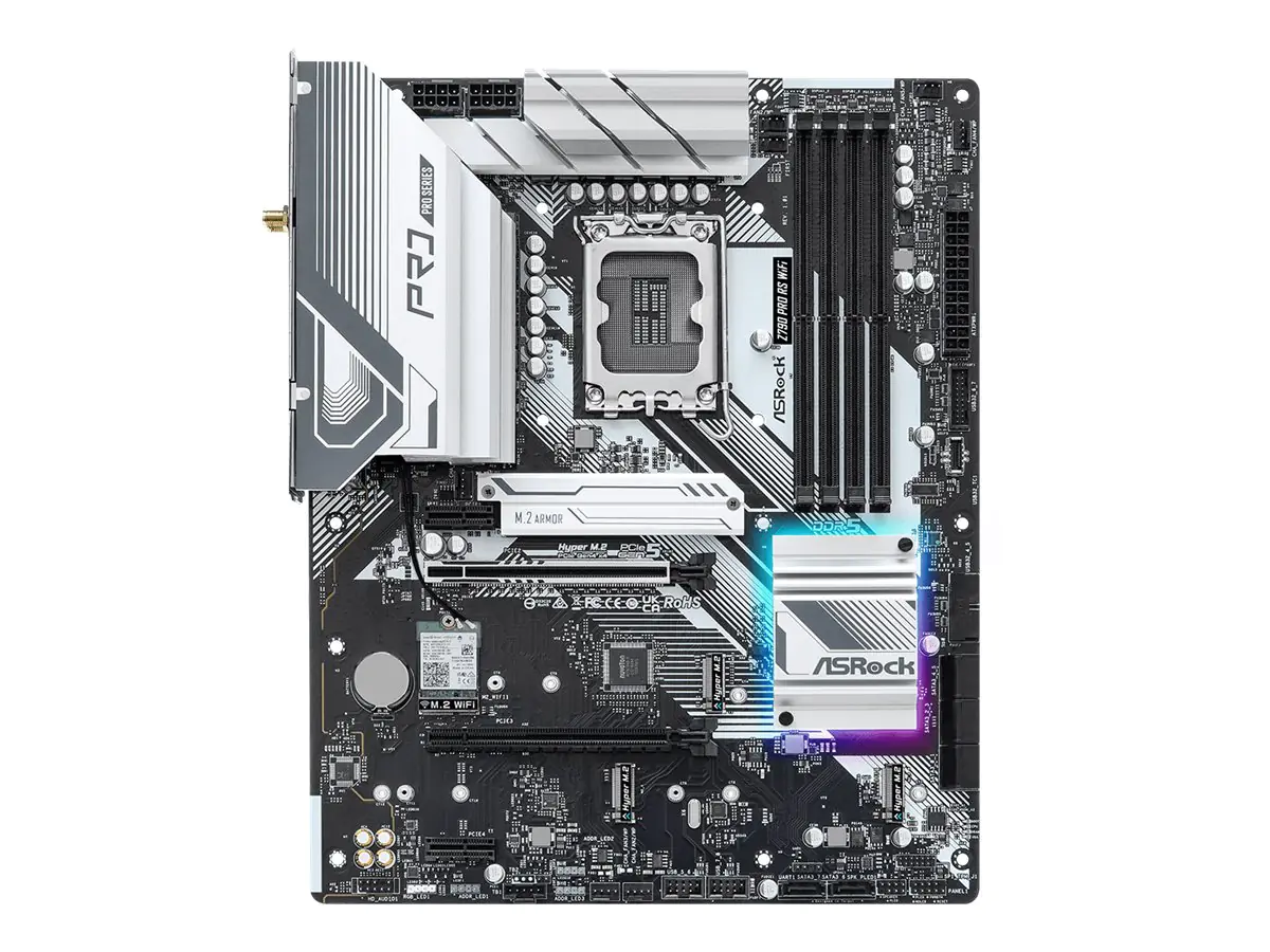 ASRock Z790 Pro RS WiFi - Motherboard - ATX - LGA1700 Sockel - Z790 Chipsatz - USB 3.2 Gen 2,