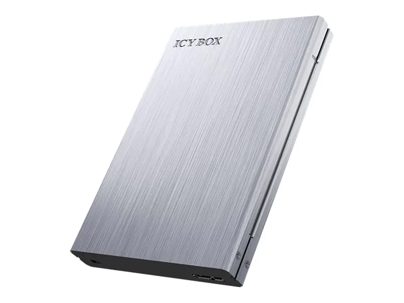 RaidSonic ICY BOX IB-241WP - Speichergehäuse mit Datenanzeige, Netzanzeige, Kabel-Schutzschalter - 2.5" (6.4 cm) - SATA 6Gb/s - 600 MBps - USB 3.0 - Anthrazit