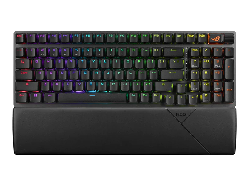 ASUS ROG Strix Scope II - Tastatur - 100% - full size - backlit - USB - QWERTZ - Deutsch - Tastenschalter: ROG NX Snow - Schwarz ASUS ROG Strix Scope II - Tastatur - 100% - full size - backlit - USB - QWERTZ - Deutsch - Tastenschalter: ROG NX Snow - Schwarz