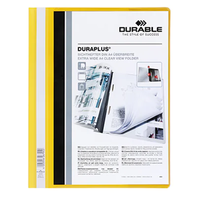DURABLE Angebotshefter DURAPLUS 257904 DIN A4 PP gelb DURABLE Angebotshefter DURAPLUS 257904 DIN A4 PP gelb