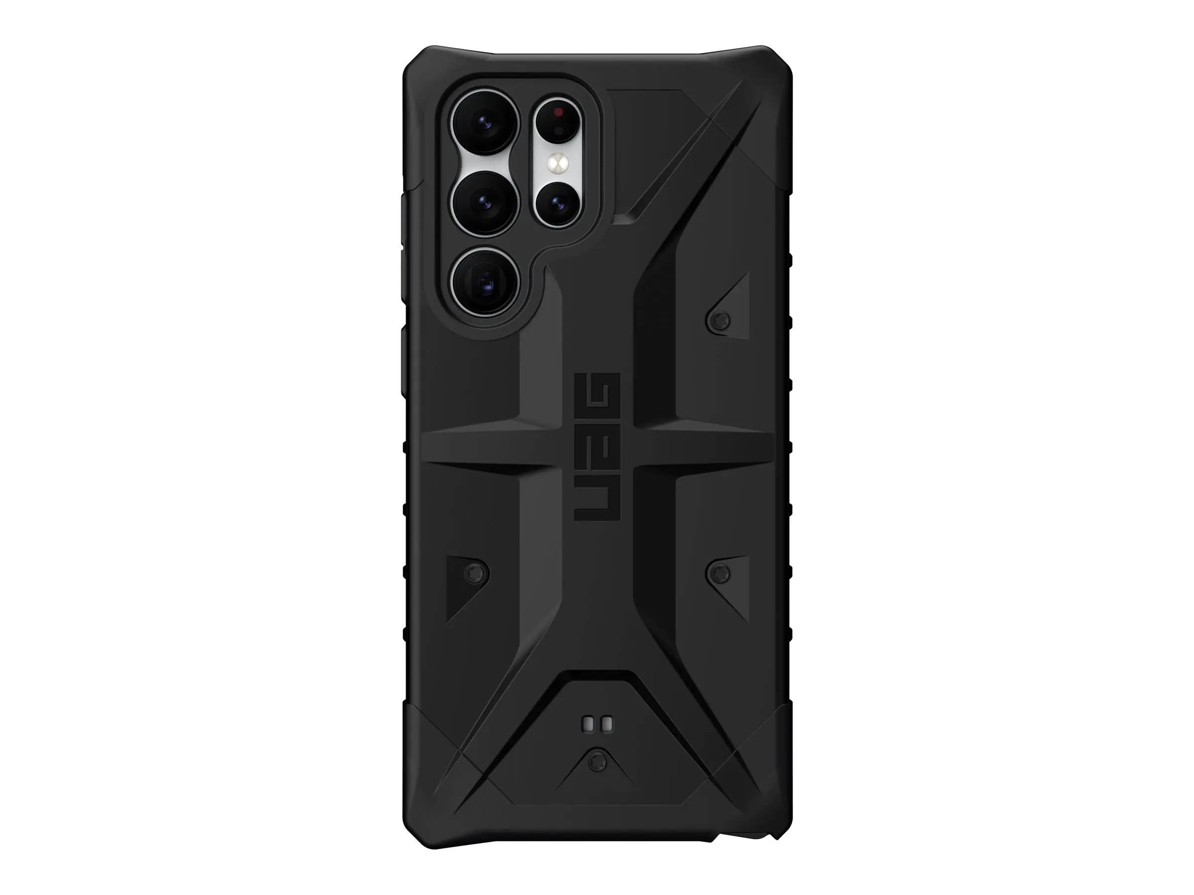 UAG Rugged Case for Samsung Galaxy S22 Ultra 5G [6.8-in] - Pathfinder Black - Hintere Abdeckung für Mobiltelefon - widerstandsfähig - composite, Thermoplastisches Polyurethan (TPU) - Schwarz - für Samsung Galaxy S22 Ultra