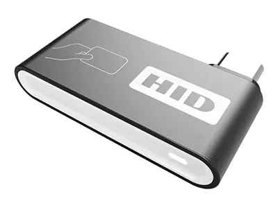 ASSA ABLOY HID OMNIKEY SE Plug - SMART-Card-/NFC-/RFID-Leser - USB-C - 13.56 MHz - Tiefschwarz (RAL 9005) RDU55200-00-000000