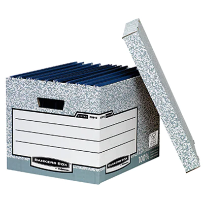 Bankers Box Archivbox System 00810-FFEU grau/weiß Bankers Box Archivbox System 00810-FFEU grau/weiß