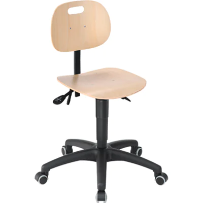 meychair Arbeitsdrehstuhl Workster Basic PW1 ca. 48-62cm Kunststoff buche natur meychair Arbeitsdrehstuhl Workster Basic PW1 ca. 48-62cm Kunststoff buche natur