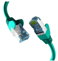 EFB-Elektronik - Patch-Kabel - RJ-45 (M) zu RJ-45 (M) - 25 cm - 6 mm - S/FTP, PiMF - CAT 7 (Kabel) / CAT 6a (Anschlüsse) - geschirmt, halogenfrei, geformt, verseilt, Knickschutzmanschette, 10 Gigabit Ethernet, Steckerbelegung 1:1 - grün EFB-Elektronik - Patch-Kabel - RJ-45 (M) zu RJ-45 (M) - 25 cm - 6 mm - S/FTP, PiMF - CAT 7 (Kabel) / CAT 6a (Anschlüsse) - geschirmt, halogenfrei, geformt, verseilt, Knickschutzmanschette, 10 Gigabit Ethernet, Steckerbelegung 1:1 - grün