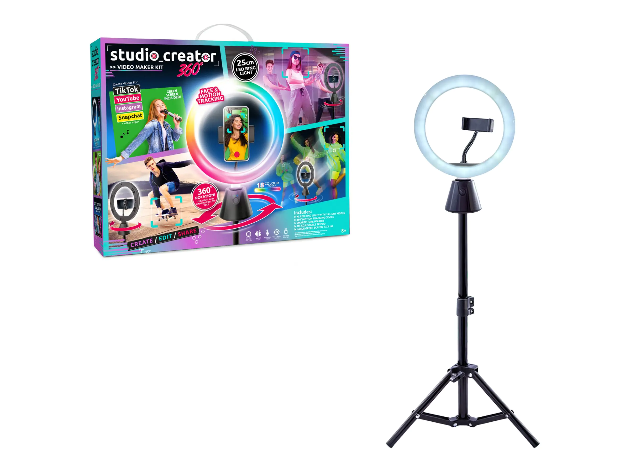Canal Toys Studio Creator 360 - Video Maker Kit - Ringlicht INF028
