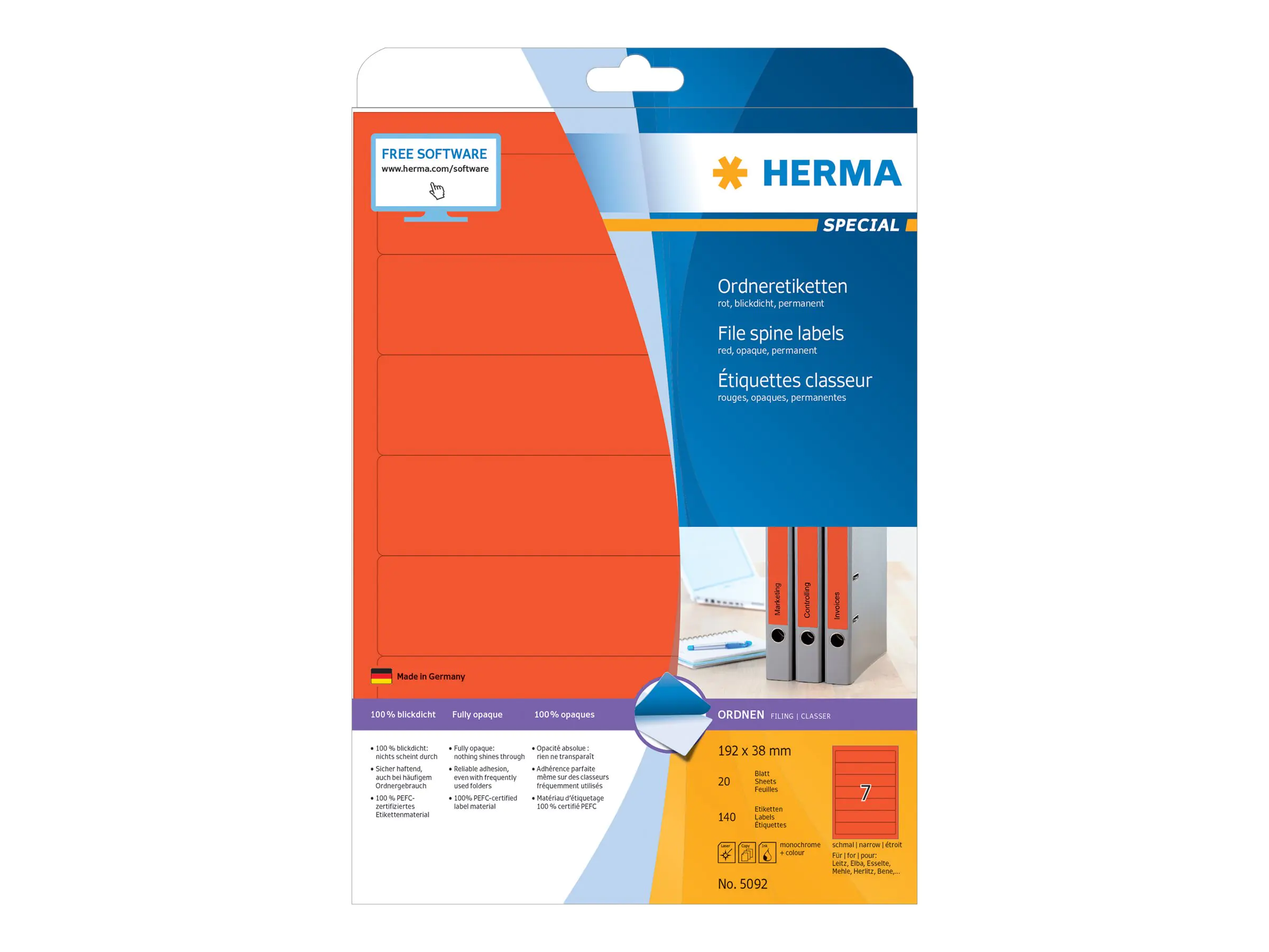 HERMA H 5092
